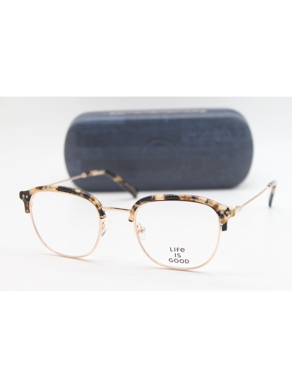 NEW LIFE IS GOOD BEX TORTOISE/BROWN (TBR) AUTHENTIC EYEGLASSES W/CASE 49-22